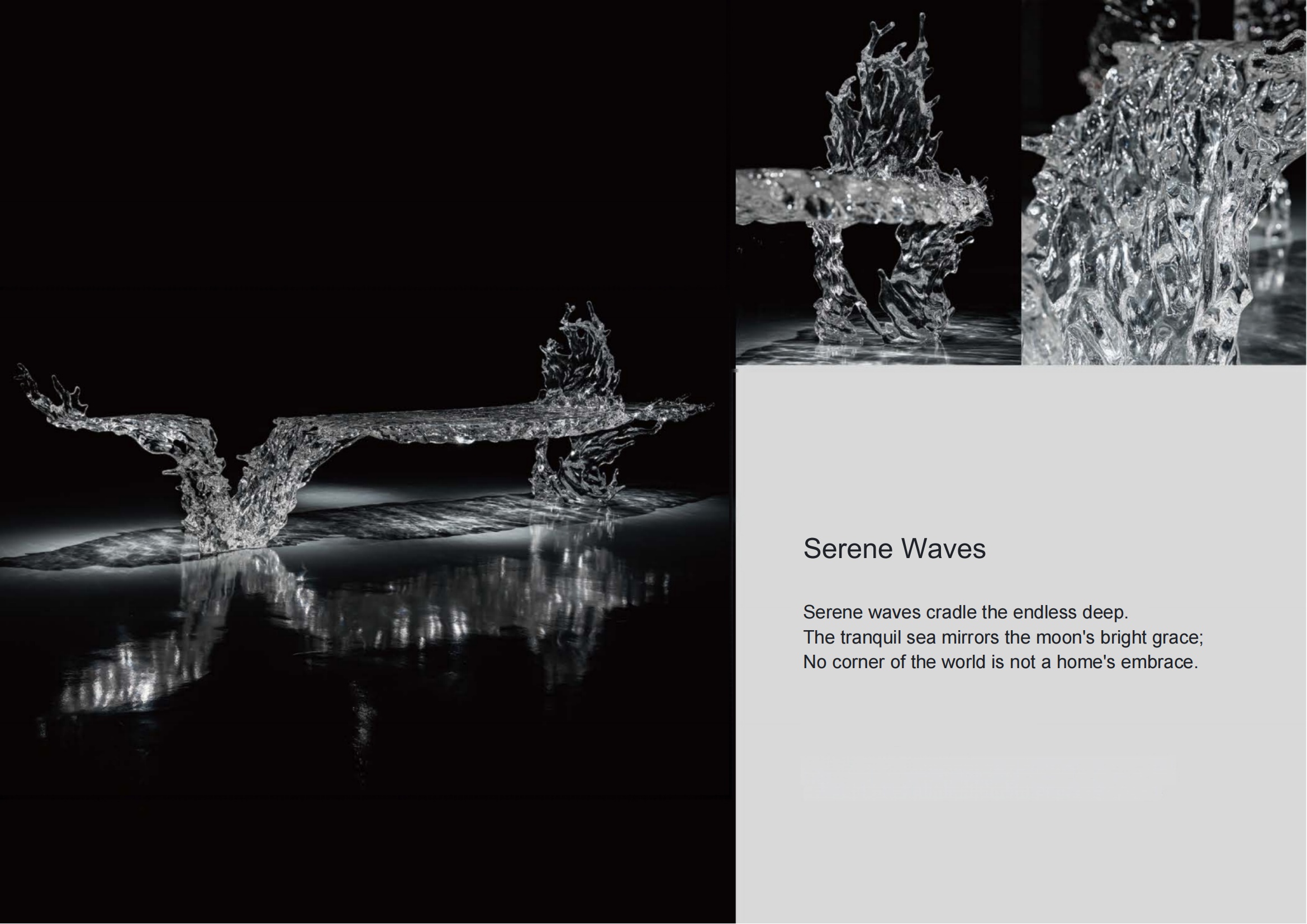 Serene Waves Cradle the Endless Deep